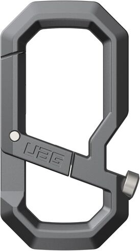 URBAN ARMOR GEAR UAG Civilian Everyday Carabiner - Premium Alloy Quick Release Dual Compartment EDC Key Holder Key Organiser with Stainless Steel Bottle Opener, Grey in Saudi Arabia