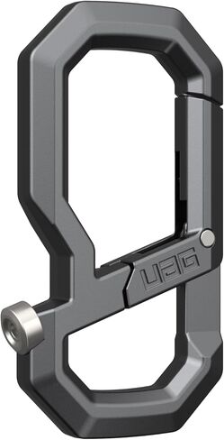 URBAN ARMOR GEAR UAG Civilian Everyday Carabiner - Premium Alloy Quick Release Dual Compartment EDC Key Holder Key Organiser with Stainless Steel Bottle Opener, Grey in Saudi Arabia