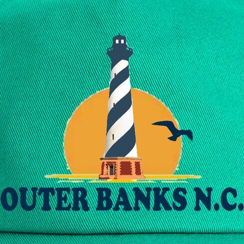 Cafepress Outer Banks NC Lighthouse Cap Cap القابلة للتعديل قبعة البيسبول in Kuwait