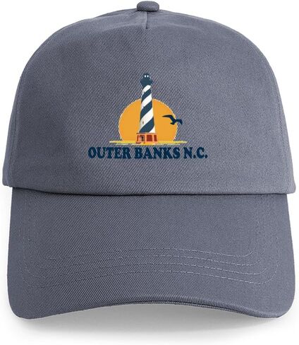 Cafepress Outer Banks NC Lighthouse Cap Cap القابلة للتعديل قبعة البيسبول in Kuwait