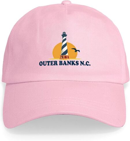 Cafepress Outer Banks NC Lighthouse Cap Cap القابلة للتعديل قبعة البيسبول in Kuwait