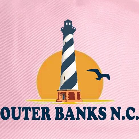 Cafepress Outer Banks NC Lighthouse Cap Cap القابلة للتعديل قبعة البيسبول in Kuwait