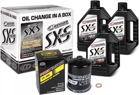 Maxima Racing 90-219013 Charce Change SXS 10W-50 Polaris Engine Oil Kit Kit in Saudi Arabia