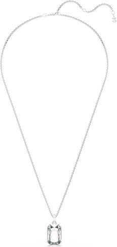 Swarovski Millenia pendant, Octagon cut, White, Rhodium plated in Saudi Arabia
