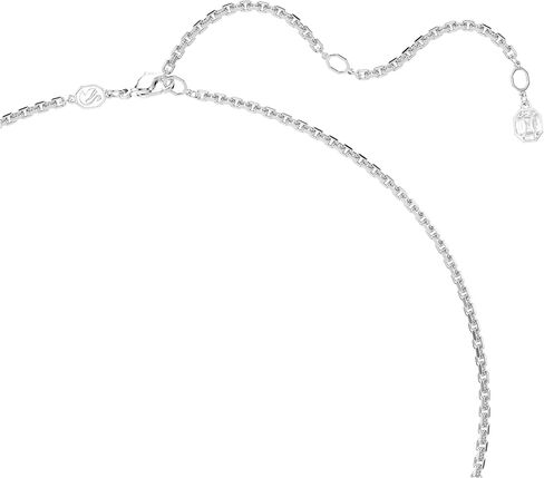 Swarovski Millenia pendant, Octagon cut, White, Rhodium plated in Saudi Arabia