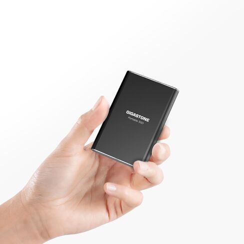 Gigastone 2TB External SSD Read Speed 500MB/s USB 3.2 Type-C External Solid State Drive Portable, 3D NAND Ultra Slim Metal, for PS4 PC Laptop Mac Windows Linux Android Xbox One Smart TV in Saudi Arabia
