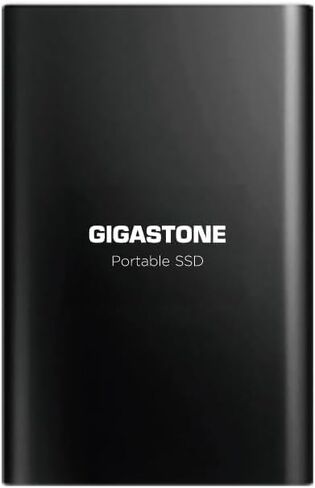 Gigastone 2TB External SSD Read Speed 500MB/s USB 3.2 Type-C External Solid State Drive Portable, 3D NAND Ultra Slim Metal, for PS4 PC Laptop Mac Windows Linux Android Xbox One Smart TV in Saudi Arabia