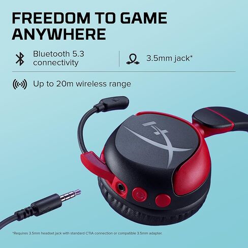 Hyperx - Cloud Mini Wired Headset للكمبيوتر الشخصي و PS5 و PS4 و Xbox Series X | S و Xbox One و Nintendo Switch و Chromebook و Mobile - Lavender in Kuwait
