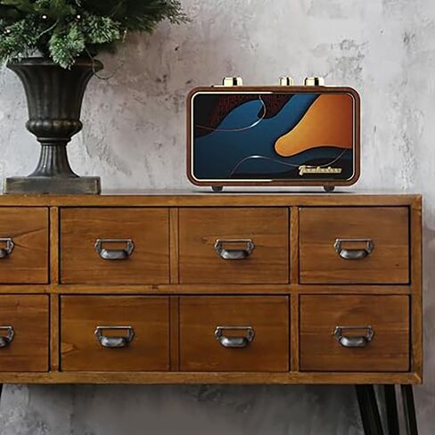 Retro Bluetooth Speaker with AM/FM Radio, Portable, Wireless in Kuwait