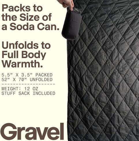 بطانية تخييم منتفخة في الهواء الطلق القابلة للتعبئة في الهواء الطلق - نسيج نايلون 20D ، خفيفة الوزن ، خالية من اليدين ، بطانية سهلة النظيف ، مثالية للماء للتخييم والمشي - in Kuwait