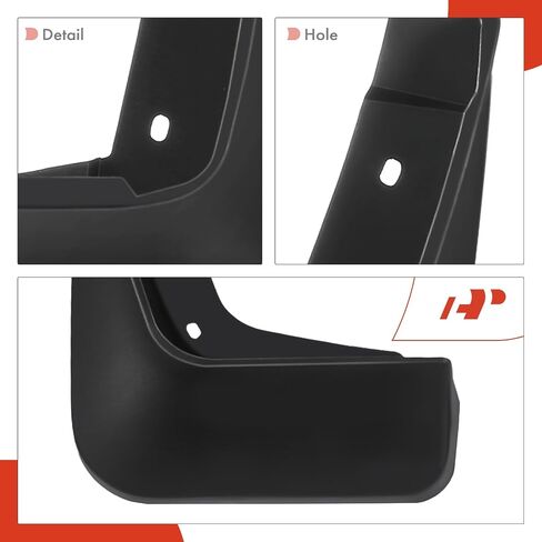 مجموعة A-premium من اللوحات الطينية 4pcs حراس أحواض الطين الطين مع أدوات الأجهزة ملحقات متوافقة مع بويك لاكروس ، 2010-2016 ، سيدان ، اللون الأسود ، الأمامي والخلفي (جوانب السائق والركاب) in Kuwait