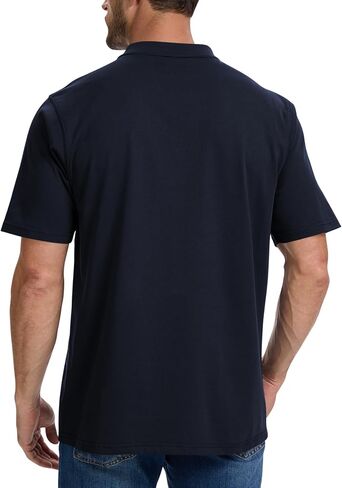 رجال لائقة الجيب القصيرة ذات الوزن الثقيل العمل Henley T-Shirt (منتظم وطويل) in Kuwait