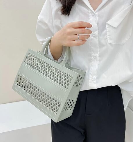 حقيبة حمل للمحافظات للنساء صيف الشاطئ الشاطئ حقيبة سلة كبيرة سعة التسوق سلة أعلى in Kuwait