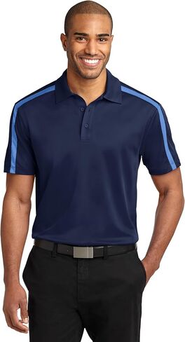 Port Authority Men's Oxford Pique Double Pocket Polo in Saudi Arabia