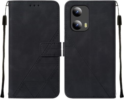 حالة Motorola G 5G 2025 ، حقيبة محفظة من جلود PU PU مع حامل بطاقات الائتمان Kickstand الإغلاق المغناطيسي المقاوم للصدمة في حالة حماية الورقة لـ Moto G 5G 2025 Red YBS in Kuwait