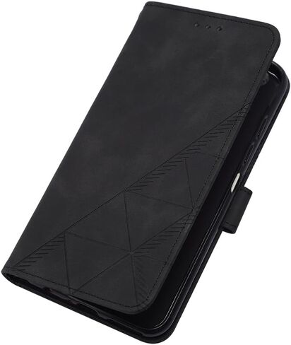 حالة Motorola G 5G 2025 ، حقيبة محفظة من جلود PU PU مع حامل بطاقات الائتمان Kickstand الإغلاق المغناطيسي المقاوم للصدمة في حالة حماية الورقة لـ Moto G 5G 2025 Red YBS in Kuwait