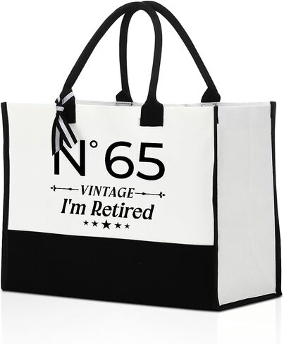 Retirement Retired Leaving Farewell Going Away Gift for Women Tote Bag for Shopping Vacation Weekender in Saudi Arabia