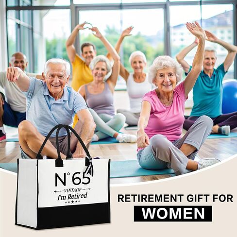 Retirement Retired Leaving Farewell Going Away Gift for Women Tote Bag for Shopping Vacation Weekender in Saudi Arabia