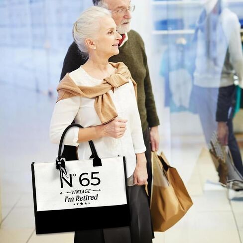 Retirement Retired Leaving Farewell Going Away Gift for Women Tote Bag for Shopping Vacation Weekender in Saudi Arabia
