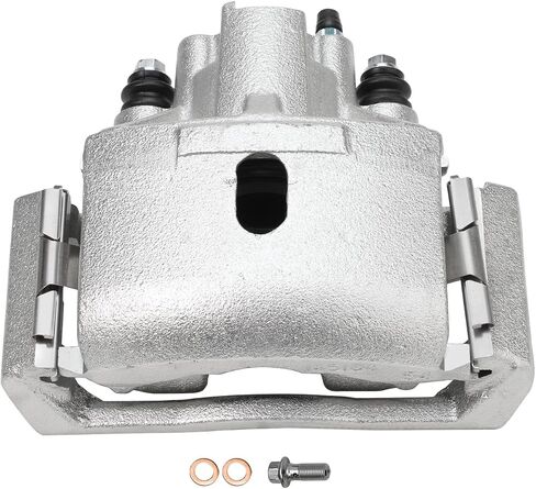 Detroit Axle - Rear Right Brake Caliper for 2002-2018 Dodge Ram 1500, 2004-2009 Durango, 2007-2009 Chrysler Aspen, Passenger Side Disc Brake Caliper w/ Bracket Replacement in Saudi Arabia