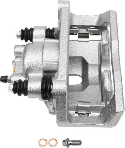 Detroit Axle - Rear Right Brake Caliper for 2002-2018 Dodge Ram 1500, 2004-2009 Durango, 2007-2009 Chrysler Aspen, Passenger Side Disc Brake Caliper w/ Bracket Replacement in Saudi Arabia