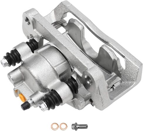 Detroit Axle - Rear Right Brake Caliper for 2002-2018 Dodge Ram 1500, 2004-2009 Durango, 2007-2009 Chrysler Aspen, Passenger Side Disc Brake Caliper w/ Bracket Replacement in Saudi Arabia