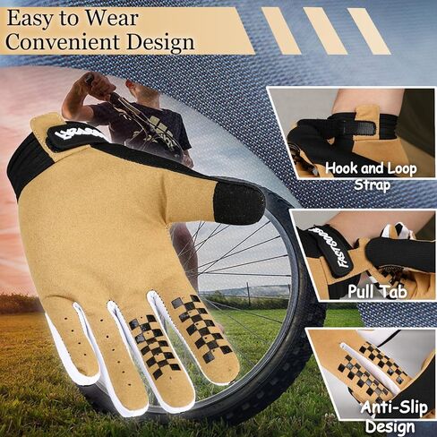 Mountain Bike Gloves for Men Breathable Anti-Slip Women's Cycling Lightweight Glove for MTB Motocross Racing Dirtbike in Saudi Arabia