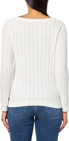 Nautica Women's Long Sleeve Cable Boatneck Sweater in Saudi Arabia
