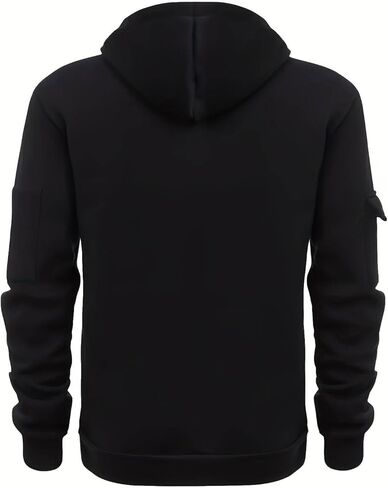 Tactical Hoodies for Men, Military 1/4 Zip Pullover Cargo Hoodie Jacket Casual Workout Fleece Sweatshirt with Pockets in Saudi Arabia