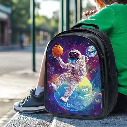 Funny Cat Backpack Cat Shark Galaxy School Bag 3PCS Backpack 16 Inch with Lunch Bag Set Lightweight for Teen Boys Girls Kids Elementary Middle School in Saudi Arabia