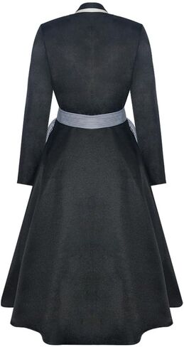 Women Maria Nun Cosplay Dress with Apron Classic Sound Music Costume Gothic Dress for Halloween Party in Saudi Arabia