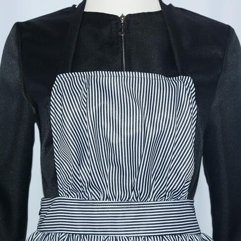 Women Maria Nun Cosplay Dress with Apron Classic Sound Music Costume Gothic Dress for Halloween Party in Saudi Arabia