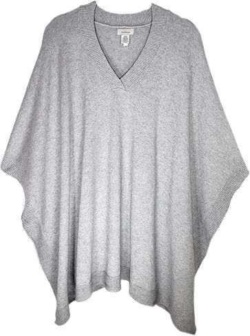 Modena Women's ExtraSoft Fine Knit Pullover Poncho. Sleeveless, Open Sides. V Neck Easy On and Off. in Saudi Arabia