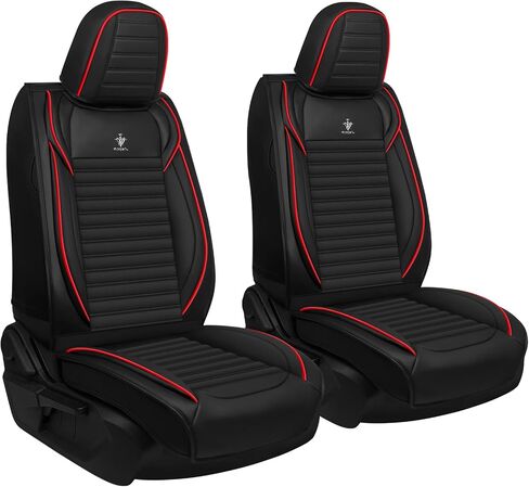 Seat Covers Fit for Mini Roadster 2013-2015, Breathable and Comfortable Leather Car Seat Cover, Standard Waterproof Cushion Cover Auto Interior Accessories (Black Red) in Saudi Arabia