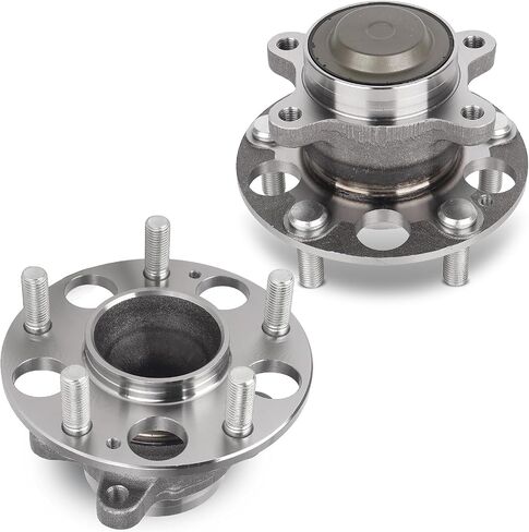 Autoround 512450 Rear Wheel Bearing and Hub Assembly Compatible with Honda Civic 2013 2014 EX EX-L Si, Honda Civic 2015 DX EX EX-L SE Si, 5 Lugs w/ABS, Set of 2 in Saudi Arabia