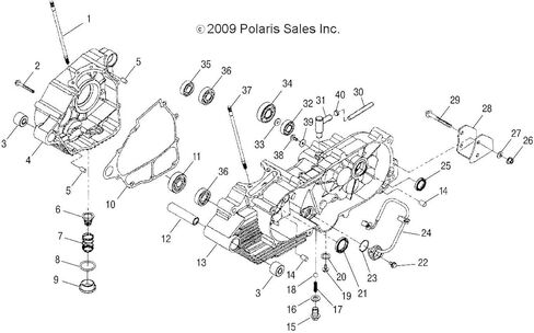 Polaris RZR Oil Seal, Genuine OEM Part 0452340, Qty 1 in Saudi Arabia