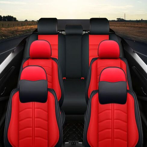 غطاء مقعد السيارة 7 مقاعد لـ Dodge Durango 2004-2025 ، غطاء مقعد مقاوم للارتداء مقاوم للارتداء ، وملحقات داخلية للجلد غير القابل للتنفس. (7 قياسي ، أسود) in Kuwait