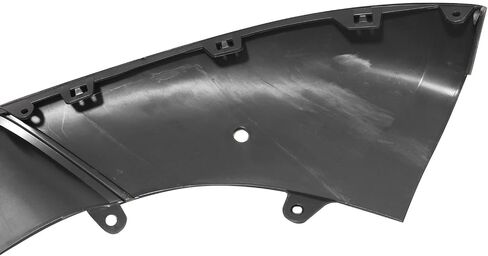 Secosautoparts صب فالس المفسد المفسد الجبهة السفلى الوفير متوافق مع بورش Macan 2014-2018 استبدال# 95b807061k1e0 in Saudi Arabia