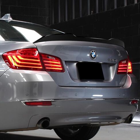 Q1-Tech ، ABS Trunk Lip Wing Spoiler متوافق مع BMW 5-Series / M5 / F10 / F18 520i 528i 535i 550i 535d Sedan (2011-2016) in Kuwait