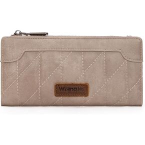 محافظ رانجلر بطبعة بقرة للنساء، محفظة بطاقات الائتمان ثنائية الطي، محافظ نسائية، حافظات للبطاقات ومنظمات للنقود، محفظة بنية للنساء والسيدات ومحفظة نقدية نسائية بسحاب ناعم in Kuwait