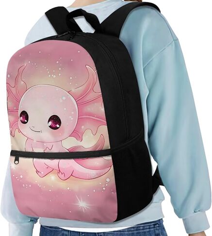 3 PCS Cartooon Capybara Backpacks for School Kid Girl's School Backpack Bookbag with Reusable Lunch Box Pencil Case Pouch Large 17 Inch Travel Daypack Set in Saudi Arabia