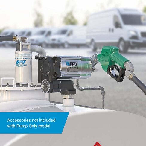 مضخة نقل الوقود GPRO- V20 Series ، 3/4 بوصة منفذ ، مضخة فقط- لدرجات الحرارة القصوى ، 20 GPM ، 115 فولت (171001-51) in Saudi Arabia