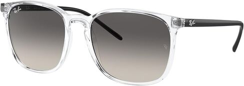 Ray-Ban RB4387 Sunglasses Bundle: RB 4387 647711 Transparent Grey Gradient and Universal Anti-slip Silicone Leash in Saudi Arabia