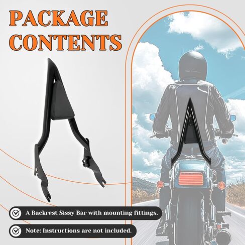 HECASA Detachable Backrest Sissy Bar Compatible with 2009-2024 Harley Touring Models Street Road Electra Glide Road King CVO Ultra Limited Low Back Rest Luggage Rack (22 Inches Black) in Saudi Arabia