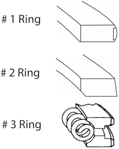 Moly Piston Rings Set | Compatible with Ford 7.3L IDI Diesel | Standard Size in Saudi Arabia