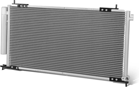 Auto Dynasty DPI 3148 Aluminum A/C Condenser Compatible with Honda CR-V Element 2002-2011, Core Size 27" x 15" x 0.6", Natural Silver, HO3030124 in Saudi Arabia