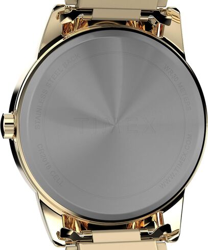 ساعة Timex Men's Easy Reader 40mm-Watch-حالة توسيع ذهبية اللون الأبيض. in Saudi Arabia