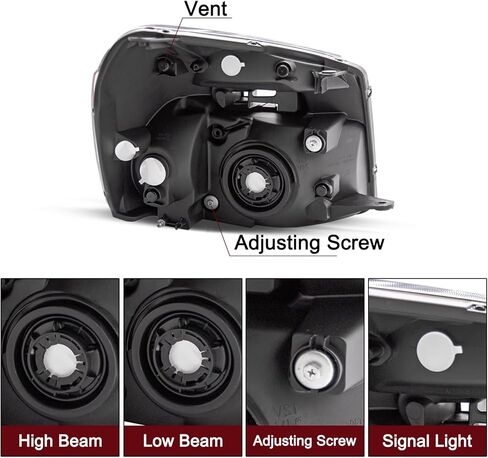 مجموعة المصباح الأمامي JSBoyat ملاءمة لبرنامج تشغيل Chevy Equinox وجانب الركاب ، Hourme Housing مع Amber Reflector in Kuwait