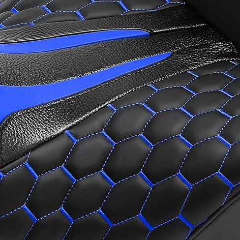 Gel Drive Sofa Seat For Harley Fit For Harley, SLMOTO Rider Passenger Hammock Motorcycle Seat Cushion Fit for Touring Road King Street Glide Road Glide Electra Glide 2009-2024 Black Blue in Kuwait