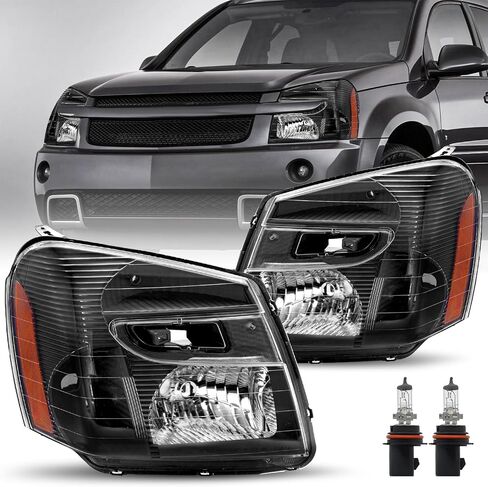 مجموعة المصباح الأمامي JSBoyat ملاءمة لبرنامج تشغيل Chevy Equinox وجانب الركاب ، Hourme Housing مع Amber Reflector in Kuwait